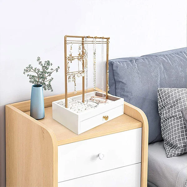 Desktop Metal Personal Jewelry Storage Rack