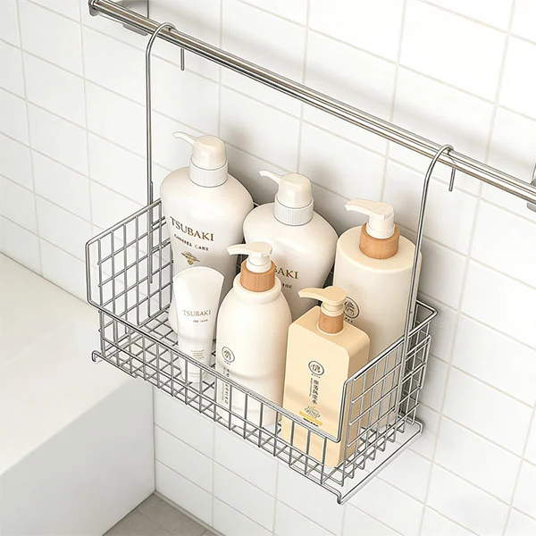Stainless Steel Wall Mounted Countertop Dual Purpose Storage Rack